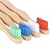 Little FootPrint Kids Bamboo Toothbrushes - 12 Pack |BPA Free Soft Bristles Toothbrushes | Eco-Friendly, Natural Bamboo Toothbrush Set | Biodegradable, Compostable, Wooden Eco Friendly
