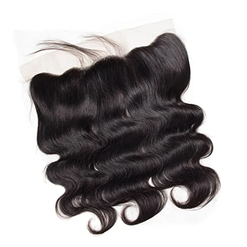 Jessica Hair Ear To Ear 13x4 Real HD Lace Frontal Only 0.10 mm Ultra-thin HD Lace Frontal Closure Body Wave Human Hair Frontal Closures Virgin Brazilian Human Hair Invisible Clear HD Film Lace Frontal(20 Inch)