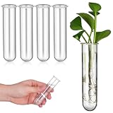 Core Propagation Functionality: These glass test tubes for plant propagation provide clear visibility of root growth and water levels, facilitating effective hydroponic plant care and easy monitoring of cuttings Clarity: Made from transparent glass, ...
