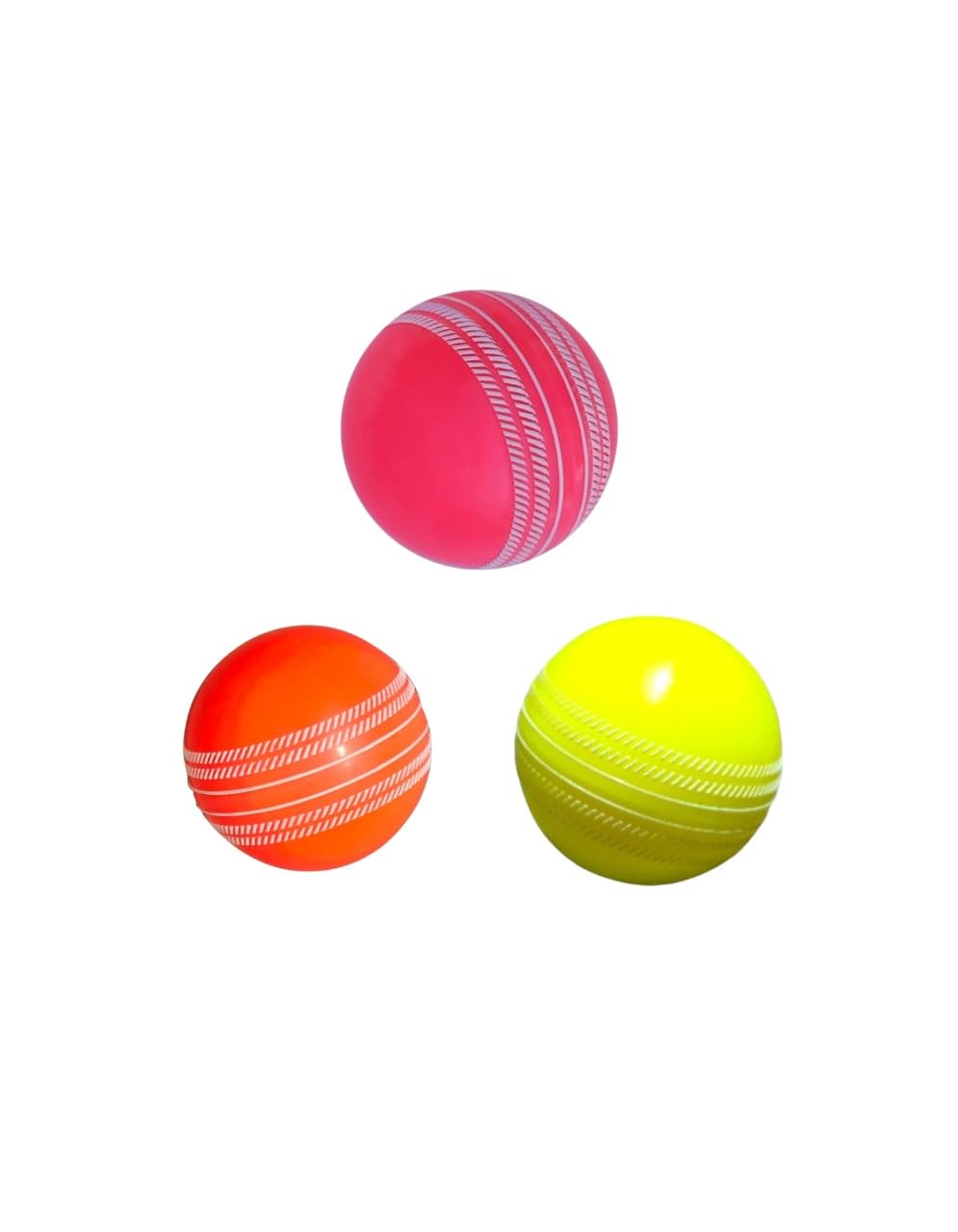 CRAZX I-10 PVC Cricket Soft Balls Recommended for Indoor/Outdoor Street, Beach & Cricket (Pack of 6) 1