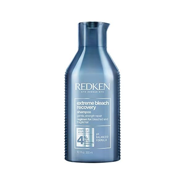 Redken, Champú de Reparación para Fortalecer el Cabello Dañado, Extreme Bleach Recovery, 300 ml 1 41 rS7M96QL. SS600 - Redken, Champú de Reparación para Fortalecer el Cabello Dañado, Extreme Bleach Recovery, 300 ml