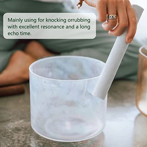 Singing Bowl Mallet Crystal Bowl Hollow Suede Mallet Striker With Bundle Pocket For Singing Bowls Playing #TOP5