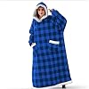 Huggle Hoodie Oversized Hoodie Sweatshirt Deken Super Zachte Warm Comfortabele Deken Hoodie, One Size Geschikt for alle…