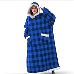 Huggle Hoodie Oversized Hoodie Sweatshirt Deken Super Zachte Warm Comfortabele Deken Hoodie, One Size Geschikt for alle…