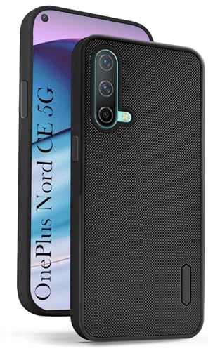 Image of Jkobi Back Cover Case for Oneplus Nord CE 5G (Textured Grip Design | Camera Protection | Slim and Light Weight | Soft Touch and Feel | Black)
