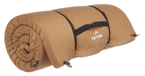 TETON Sports Canvas Camp Pad, Sleeping Pad for Car Camping, Brown - Image 3