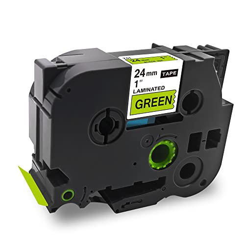 HeeMee Tze�e�[�v �݊��i �u���U�[�p 24mm���yTze-751�E�Βn�������E�P�i�z8m�� �s�[�^�b�`�e�[�v P-touch ���~�l�[�g�e�[�v �h�� ���S�� �����O�V�[�� �����p�i�iTze-751�E1�j