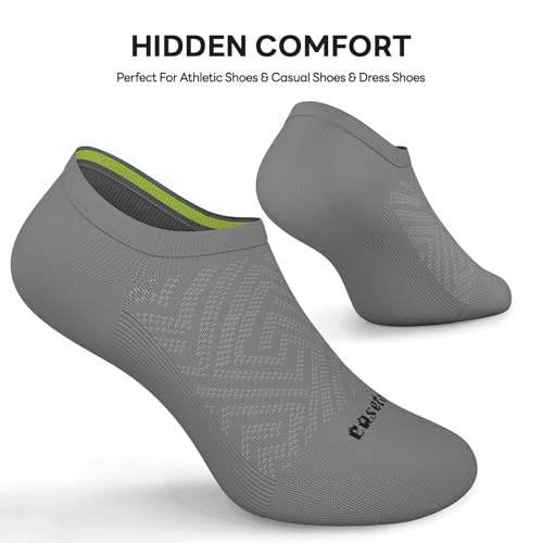 Image of No Show Socks Women, 8 Pairs Low Cut Ankle Non Slip Casual Invisible Liner Athletic Running Socks