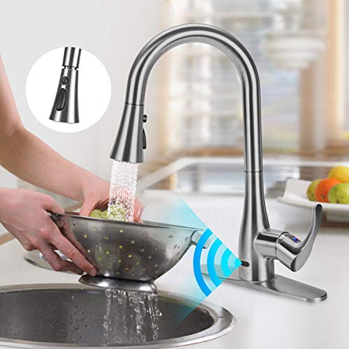Exclusive Discount ๐ฅ Kitchen Faucet,Sofirm Brushed Nickel Plating Touchless Faucet for Kitchen Sinks,3 Modes Kitchen Sink Faucet with Pull Down Sprayer Exclusive Discount ๐ฅ Kitchen Faucet,Sofirm Brushed Nickel Plating Touchless Faucet for Kitchen Sinks,3 Modes Kitchen Sink Faucet with Pull Down Sprayer