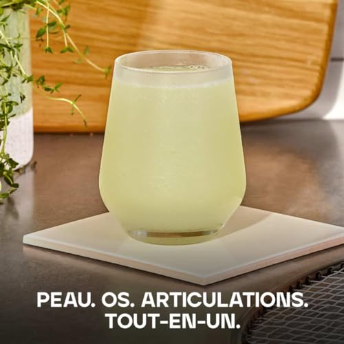 Bulk Collagène et Vitamine C en Poudre, 12 000 mg par portion, peptides de collagène hydrolysé, type 1 et type 3, Peptides de Collagène, Vanille, 500 g – Image 6