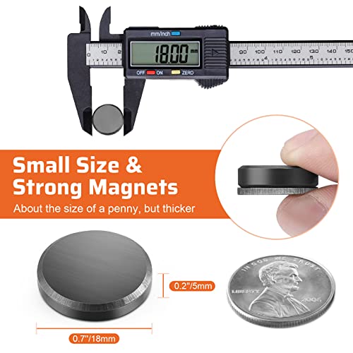 Anpro AIM1-1-R1-AP 120 Pcs Ceramic Industrial Magnets Hobby Craft Magnets-11/16 Inch (18Mm) Round Magnet Disc thumb #1