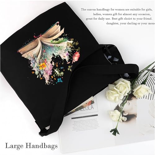 Image of Lify Women's Retro Large Size Canvas Shoulder Bag Hobo Crossbody Handbag Casual Tote - 1 Piece
