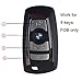 Velsman Compatible with BMW Trapezoid Style Key FOB Silicone Case Cover Protector Holder with Wrist Strap - 3 Buttons - Please DOUBLE CHECK Your Key CONFIGURATION and SHAPE(Red)