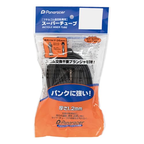 Panaracer 0TW24-83G-SP-C Super Tube, Made in Japan, 0.9 x 0.5-0.4 inches (24 x 13/8-11/2 mm), Thickness 0.05 inches (1.2 mm)