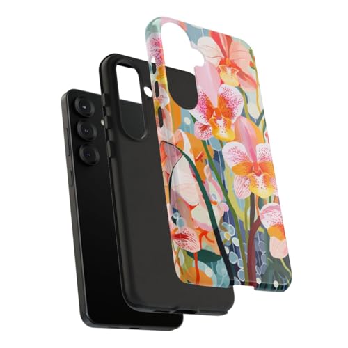 Coque Samsung S25 Plus orchidée multicolore pour sublimer votre look