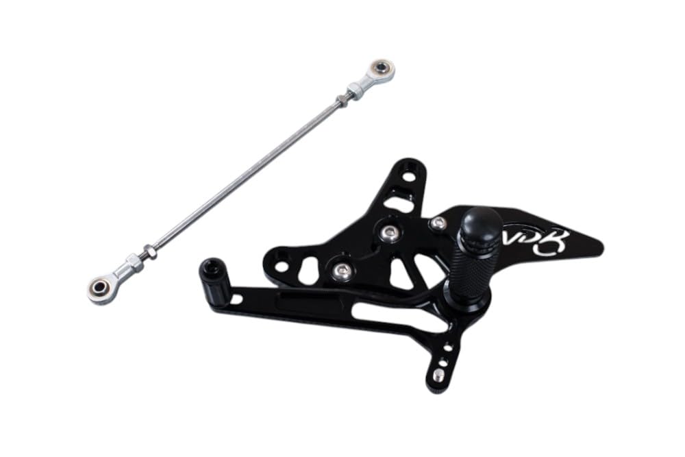 avdb-moto Supporto Pedane Arretrate Regolabili Compatibile con SUZUKI SV SVX 650 SV650X SV650 WCX 2016-2022 Racing AVDB (Oro)