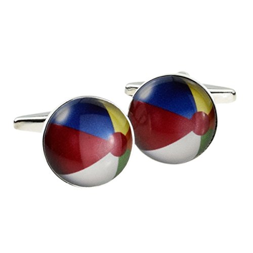 Mancuernillas para hombre bolita de playa talla única