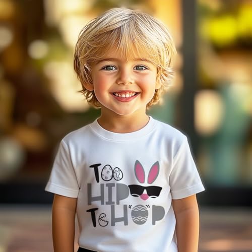Image of DDSOL Toddler Easter Day Clothing Sets Bunny Easter Egg Monster Truck Kids Causal Outfit Sets 2 Pieces 2-7 Year