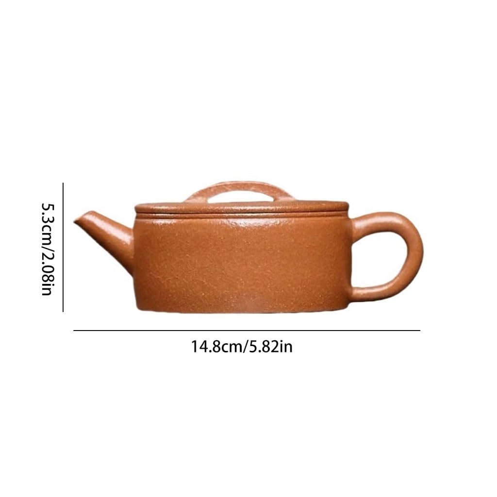 Tetera de Kung Fu Para Hacer té Tetera De Arcilla Amarilla For Uso Doméstico, Escritorio For Salón Té, Adecuada For La Mayoría Los Tés Juego de Té de Cerámica