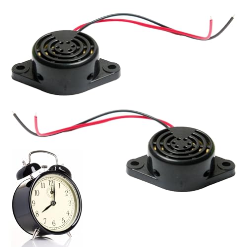 Design compatto e impermeabile: grazie al suo design compatto, questo buzzer piezo impermeabile è resistente agli spruzzi d'acqua e all'umidità, quindi è ideale per l'uso in esterni, nell'industria o nei veicoli.
