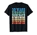 10 Years Old 10th Birthday Vintage Retro 120 Months Tshirt