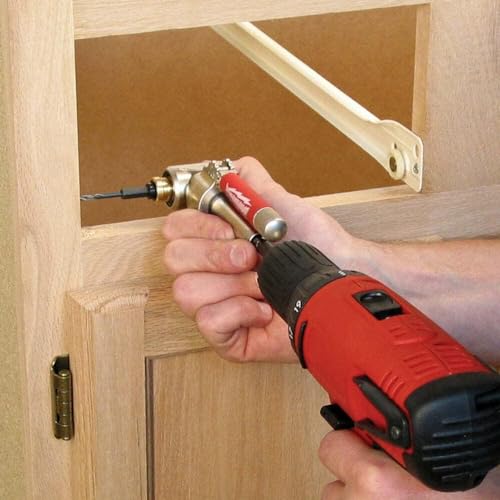 Image of For Milwaukee 49-22-8510 1 /4-Inch 90-Degree Angle Offset Power Groove Drive Adapter