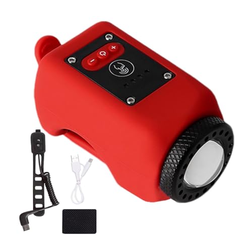 Campana de bicicleta de montaña de 110 db y bocina electrónica con alarma de carga USB