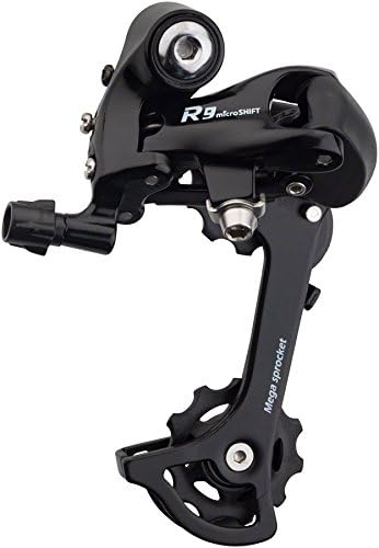 Microshift Road Bike Rear Derailleur Compatible with Shimano 9 or 10 Speed 11-34t