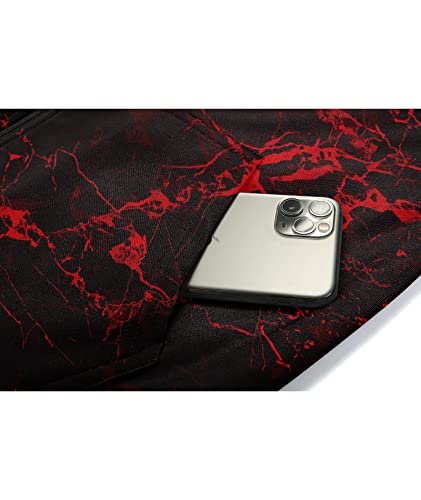 Flannel Hoodies for Men Heavyweight Fleece Sweatshirt Full Zip Up Thick Sherpa Lined Jacket4