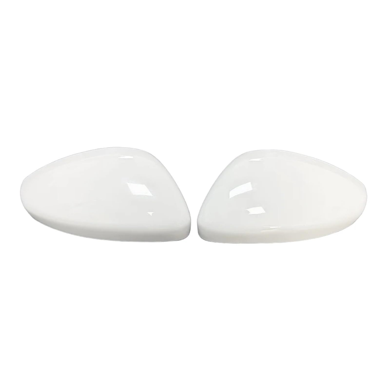 Calotte Degli Specchietti Per Peugeot 208 2008 2012-2018 Copri Specchietto Retrovisore Laterale Ricambio Auto Rivestimento Esterno Parafango Calotta Specchio(BIANCO)