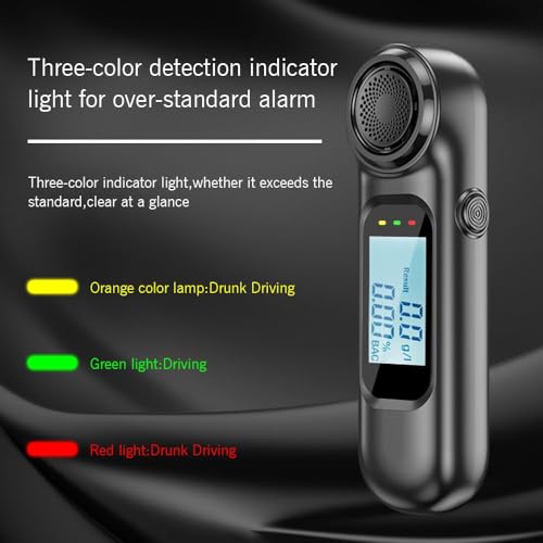 Image of Digital Alcohol Tester, Portable Breathalyzer Device (Basic [E-10])
