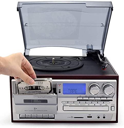 Tourne-Disque Bluetooth Platine Vinyle 3 Vitesses Tourne-disques Vintage avec Haut-parleurs stéréo Haut-parleurs stéréo entraînés par Courroie - Les Beatles, Paul McCartney, John Lennon, RIngo Starr, George Harrison Tourne-Disque Bluetooth Platine Vinyle 3 Vitesses Tourne-disques Vintage avec Haut-parleurs stéréo Haut-parleurs stéréo entraînés par Courroie – Image 4