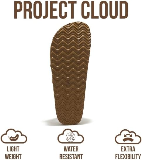 Project Cloud 100% Genuine Leather Platform Sandals Women Footwear - Comfortable Womens Slides Memory Foam Insole - Non Slip Water-Resistant 3-Strap Wedge Sandals for Women 2026 (Dyan) - Image 5