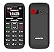 ALIGATOR Senioren-Großtasten 4G/LTE Handy AZA720B mit SOS-Knopf und SOS Locator. Farbdisplay 1,8“, Dual SIM, Farbe schwarz-Silber.