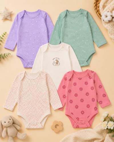 Image of TuddyBuddy 100% Cotton Romper /Bodysuit for Baby Girls