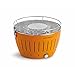 Lotus Grill barbecue sans fumée avec ventilateur turbo pour une chaleur rapide Orange mandarine Taille L