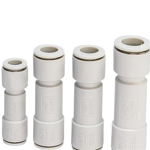 Clapet anti-retour d'air retour pneumatique AKH08-00 unidirectionnel tube 8mm
