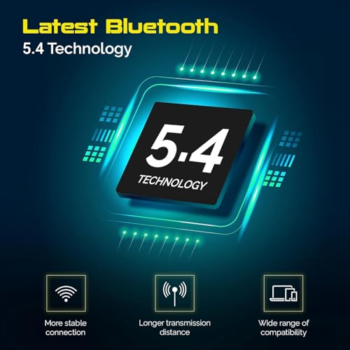 Image of CrossBeats Fury Max Gaming TWS in-Ear Buds |100hr Playtime Bluetooth Earphones | RGB Lights | BT v5.4 | 30ms Low Latency | 360 Spatial Audio | 3D Sound Stage | 6 mics AI ENC | Dual EQ Modes(Black)