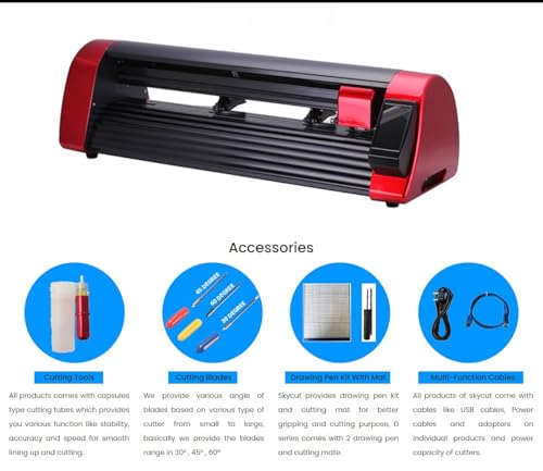 Image of MY PRINT | V24 | 24inch | Upto 350 GSM Paper Cutting Plotter | With High Pressure | Auto Feeding Sensor | Paper Card | Vinyl, Sticker, Multipurpose Machine | for Business Supplies Products