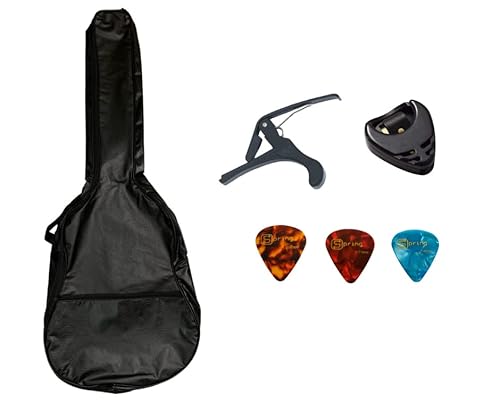 Capa para violão capotraste palheta e porta palheta kit Melody
