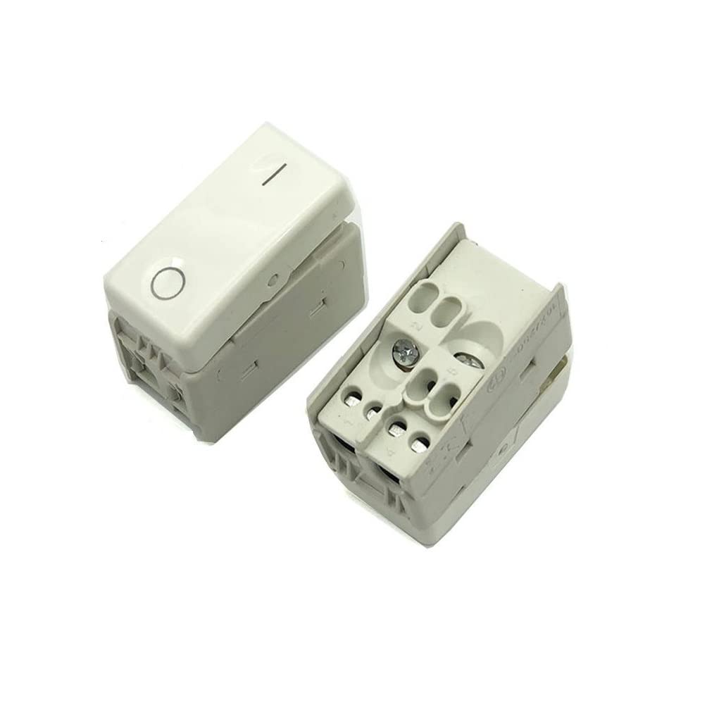 Applique lineare doppio con interruttore Serie Selna GU10 Bianco