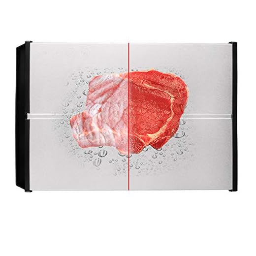 WINNER H Rapid Defrosting Tray Natural Thawing Plate - Eco Friendly Defrosting Board with Thickness 0.2" and Stable Framework for Frozen Meat, Fish, Vegetables, No Heating, BPA Free…