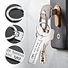 Yuiturt Drive Safe Keyring, Silver Couple Keychain, I Love You Drive Safe Pendant, Perfect Passed Driving Test Gift for Boyfriend or Husband, Unique Keychain for Bag or Souvenir #2
