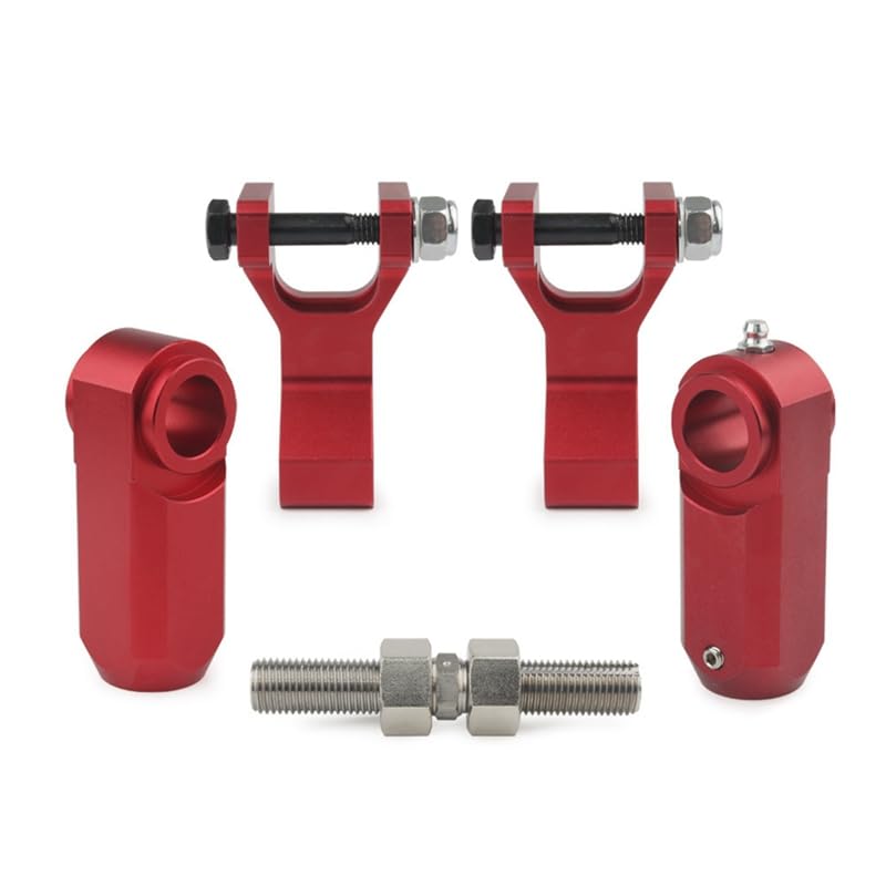Kit d'abaissement Raptor 660R rouge pour corriger le roulis en virage serré