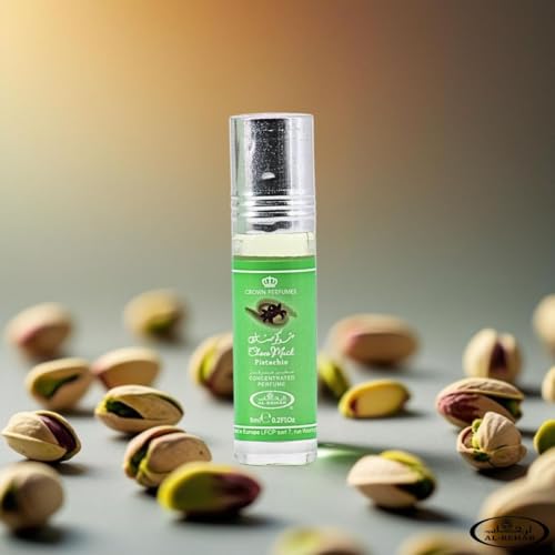 Image of Al-Rehab Choco Musk Perfume Oils - Original, Marshmallow & Pistachio 6ml (0.2 oz) | Sweet Gourmand Fragrance | Chocolate, Vanilla, Fruity & Nutty Scents | Long-Lasting Roll-On Fragrance Oils (Bundle)