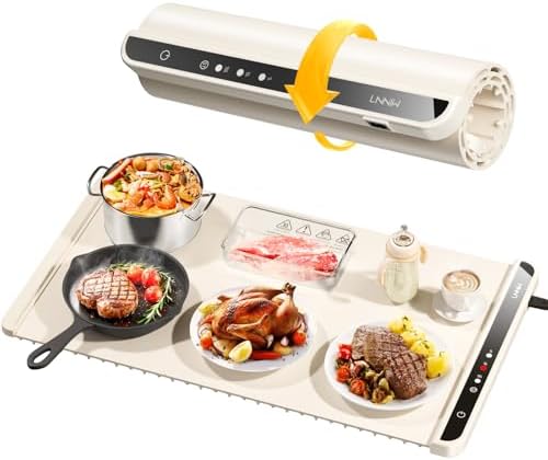 Warming Mat for Food,Food Warming Mat,Electric Warming Tray for B...