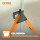 BORA Portamate PM-5093 Tri Function Standwalze, 28,6 cm, polierte Stahlrolle, Kugellager, multidirektionale Rollen