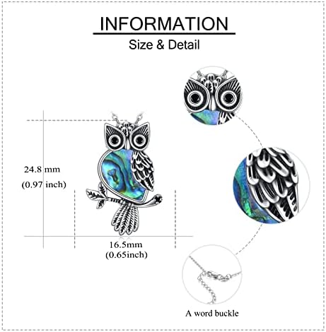 DAYLINLOVE Animal 925 Sterling Silver Dolphin/Highland Cow/Camel/Owl/Dragonfly/Raccoon Pendant Jewellery Gifts for Women Girls Animal Lovers
