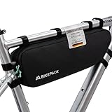 Bikepack Sacoche de cadre BIKEPACK Sacoche de vélo - Sacoche de vélo idéale pour vélo de route et VTT - Petite sacoche de tube supérieur parfaite comme sacoche/sacoche de vélo de qualité supérieure, BP002