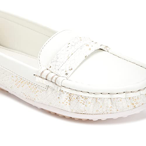 Image of Marc Loire Women Comfortable Slip On Flat Loafer Ballet; Casual and Formal Footwear